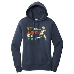 Retro Lacrosse Mom LAX Mom LAX Player Team Sports Lover Cute Women's Pullover Hoodie