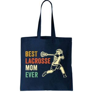 Retro Lacrosse Mom LAX Mom LAX Player Team Sports Lover Cute Tote Bag