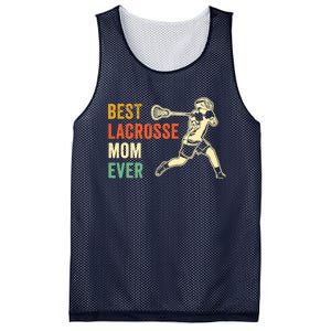 Retro Lacrosse Mom LAX Mom LAX Player Team Sports Lover Cute Mesh Reversible Basketball Jersey Tank