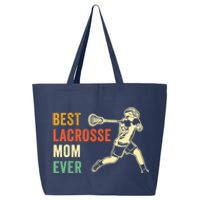 Retro Lacrosse Mom LAX Mom LAX Player Team Sports Lover Cute 25L Jumbo Tote