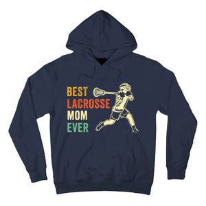 Retro Lacrosse Mom LAX Mom LAX Player Team Sports Lover Cute Tall Hoodie