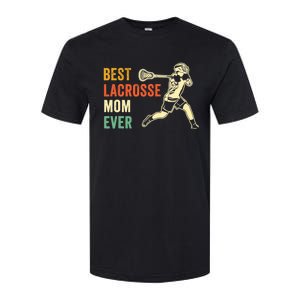 Retro Lacrosse Mom LAX Mom LAX Player Team Sports Lover Cute Softstyle CVC T-Shirt