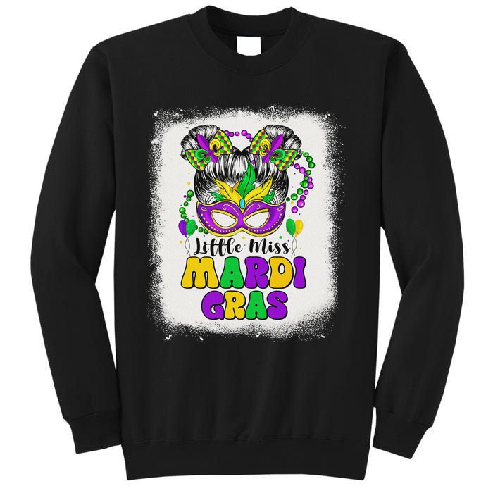 Retro Little Miss Mardi Gras Outfit Girl Women Costume Sweatshirt