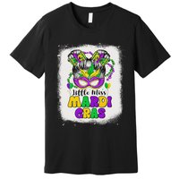 Retro Little Miss Mardi Gras Outfit Girl Women Costume Premium T-Shirt