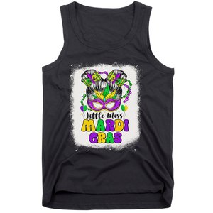 Retro Little Miss Mardi Gras Outfit Girl Women Costume Tank Top