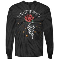 Run Little Mouse Book Lover Smut Reader Tie-Dye Long Sleeve Shirt