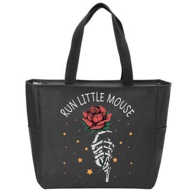 Run Little Mouse Book Lover Smut Reader Zip Tote Bag