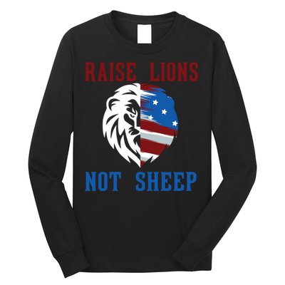 Raise Lions Not Sheep Long Sleeve Shirt