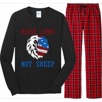 Raise Lions Not Sheep Long Sleeve Pajama Set