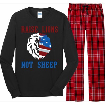 Raise Lions Not Sheep Long Sleeve Pajama Set