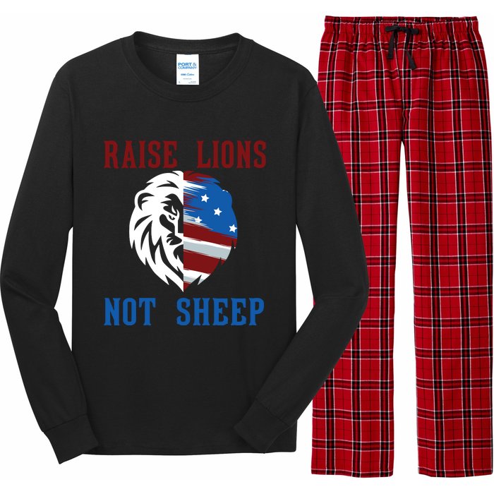 Raise Lions Not Sheep Long Sleeve Pajama Set