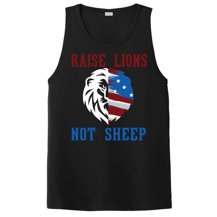 Raise Lions Not Sheep PosiCharge Competitor Tank