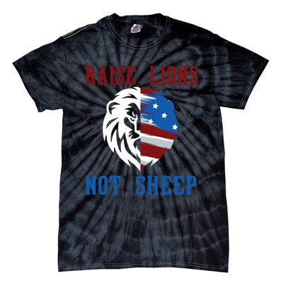 Raise Lions Not Sheep Tie-Dye T-Shirt