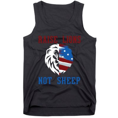 Raise Lions Not Sheep Tank Top