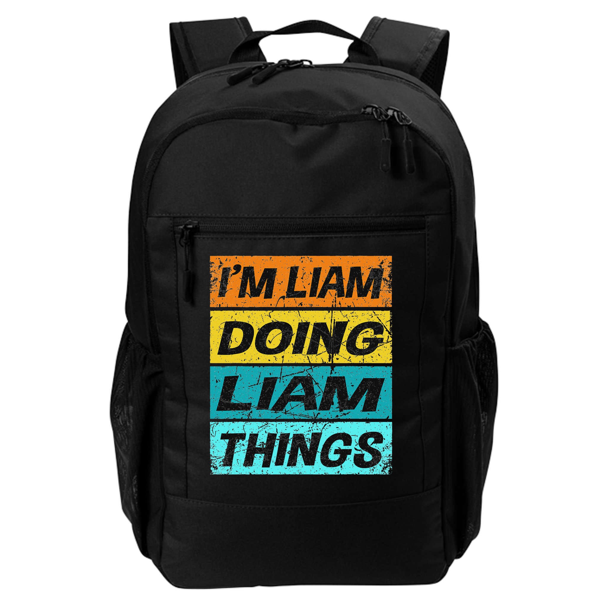Retro Liam Name Personalized Liam Name Men Kids Backpack