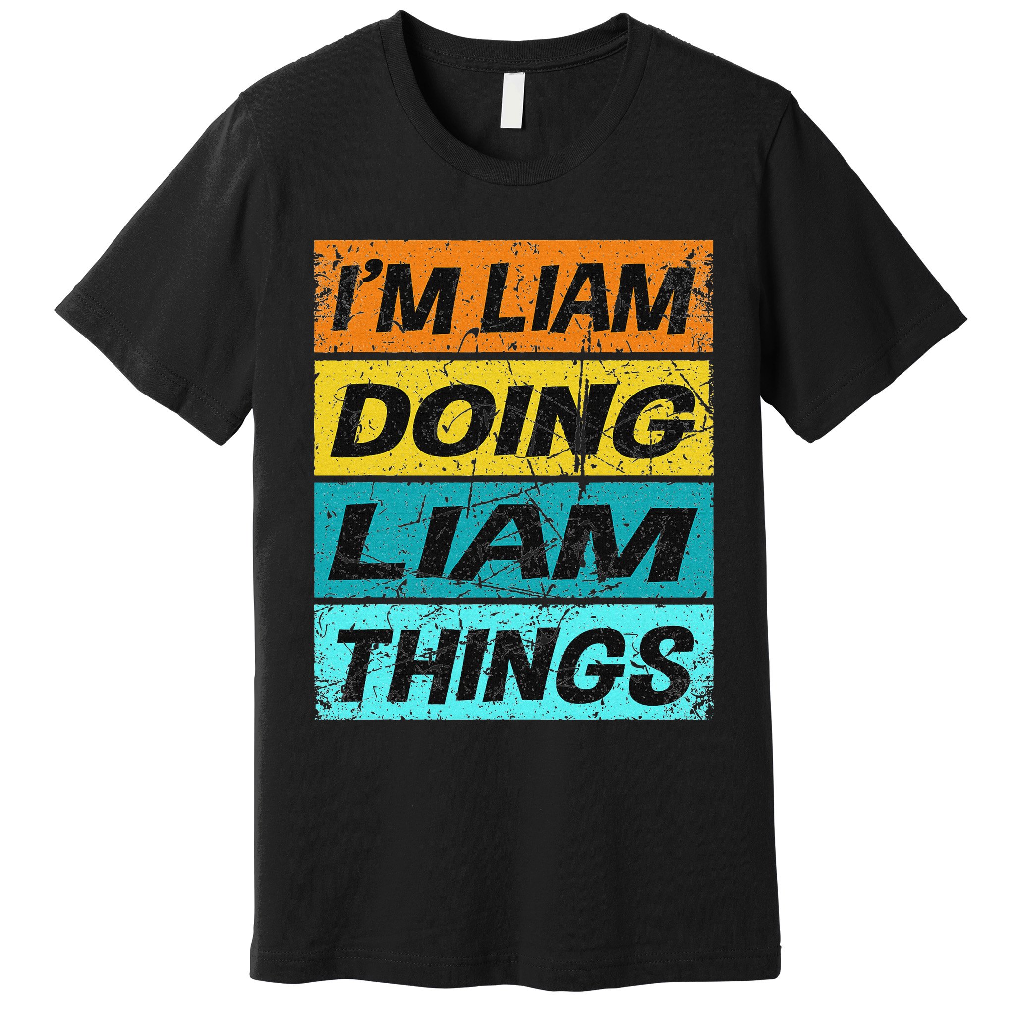 Retro Liam Name Personalized Liam Name Men Kids Premium T-Shirt