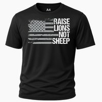 raise lions not sheep american patriotic lion Cooling Performance Crew T-Shirt