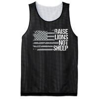 raise lions not sheep american patriotic lion Mesh Reversible Basketball Jersey Tank