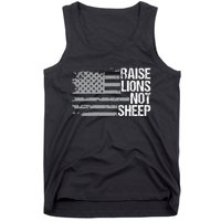 raise lions not sheep american patriotic lion Tank Top