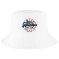 Retro Land Of The Free Because Of The Brave Cool Comfort Performance Bucket Hat