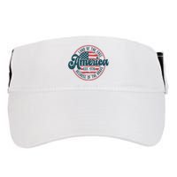 Retro Land Of The Free Because Of The Brave Adult Drive Performance Visor