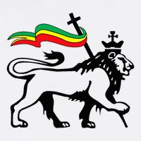 Rasta Lion Of Judah Rastafarian Reggae Lion And Christian Cooling Performance Crew T-Shirt
