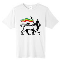 Rasta Lion Of Judah Rastafarian Reggae Lion And Christian Tall Fusion ChromaSoft Performance T-Shirt