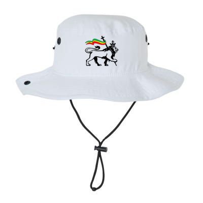 Rasta Lion Of Judah Rastafarian Reggae Lion And Christian Bucket Hat
