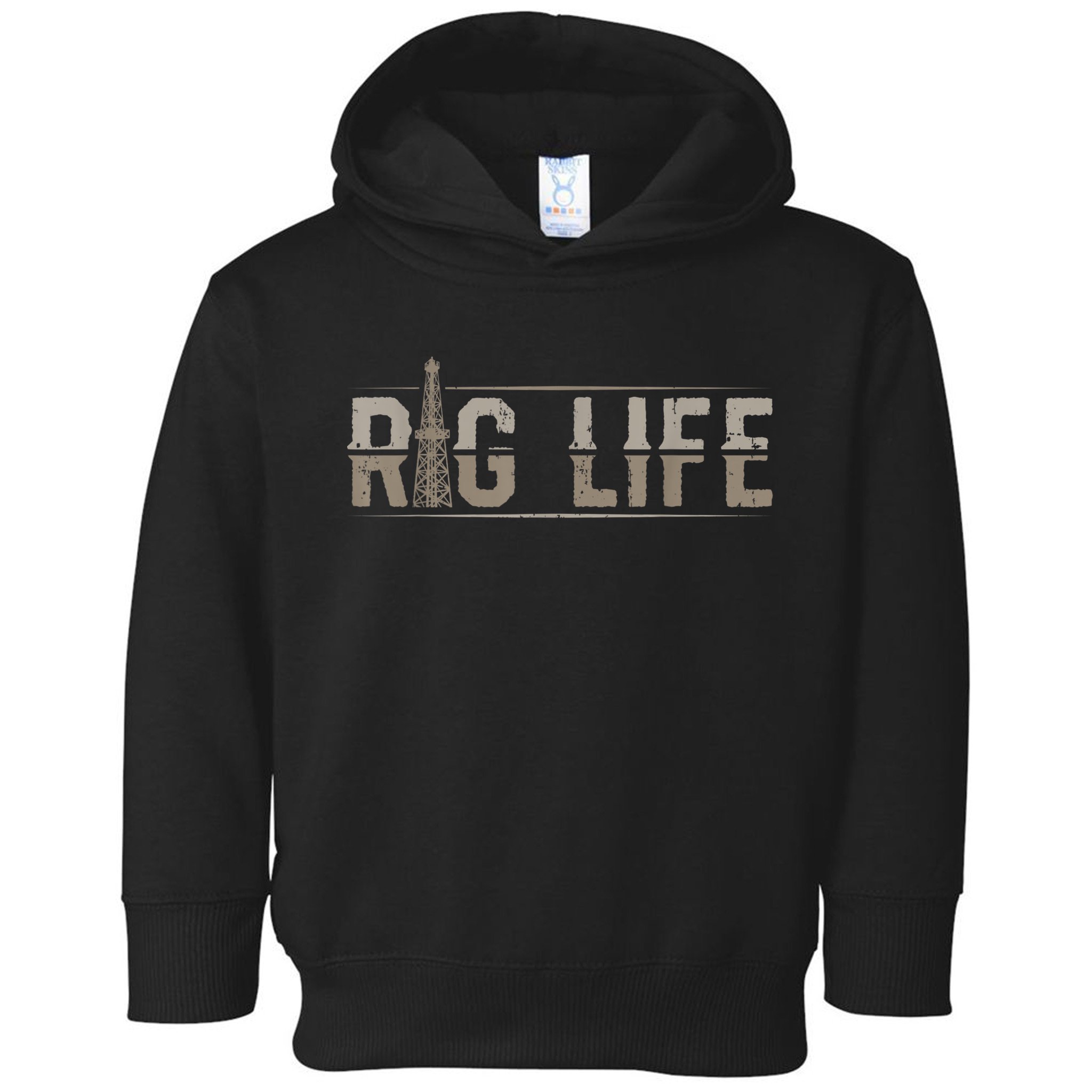 Rig Life Oilfield Workers Gifts Oil Rig Roughneck Toddler Hoodie
