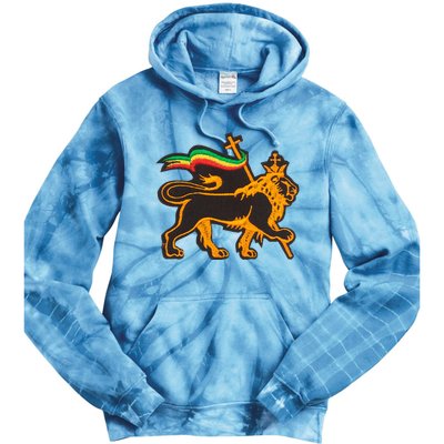 Rasta Lion Of Judah Pride Of Judaism Ethiopia And Christian Tie Dye Hoodie