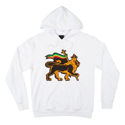 Rasta Lion Of Judah Pride Of Judaism Ethiopia And Christian Hoodie