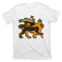 Rasta Lion Of Judah Pride Of Judaism Ethiopia And Christian T-Shirt