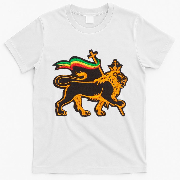 Rasta Lion Of Judah Pride Of Judaism Ethiopia And Christian T-Shirt