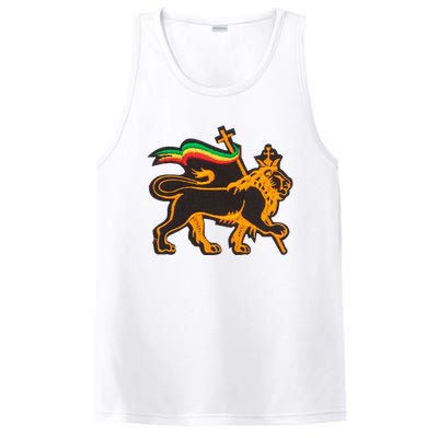 Rasta Lion Of Judah Pride Of Judaism Ethiopia And Christian PosiCharge Competitor Tank