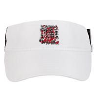 Revenge Logo On Repeat Adult Drive Performance Visor