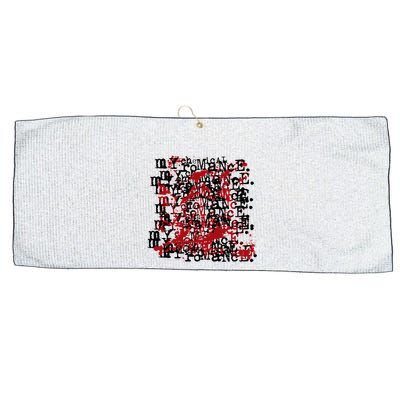 Revenge Logo On Repeat Large Microfiber Waffle Golf Towel