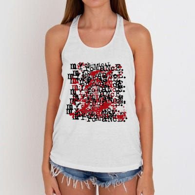 Revenge Logo On Repeat Women's Knotted Racerback Tank