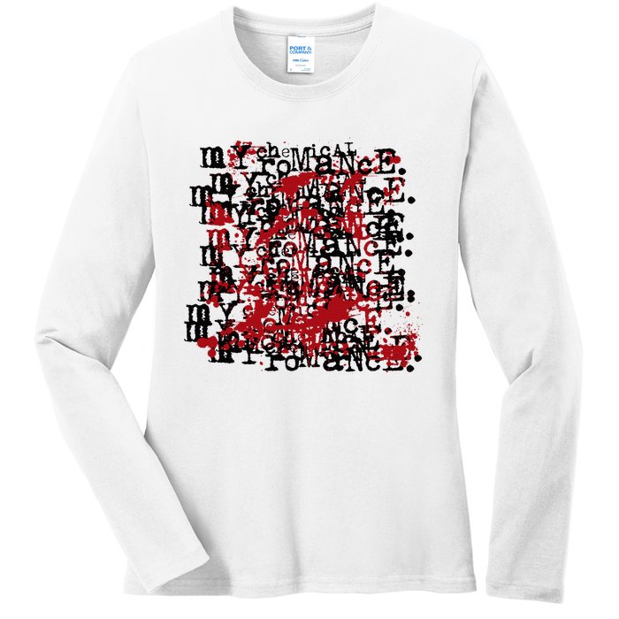 Revenge Logo On Repeat Ladies Long Sleeve Shirt