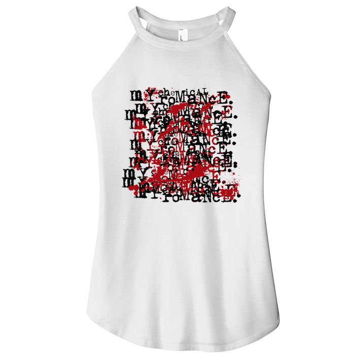 Revenge Logo On Repeat Women's Perfect Tri Rocker Tank