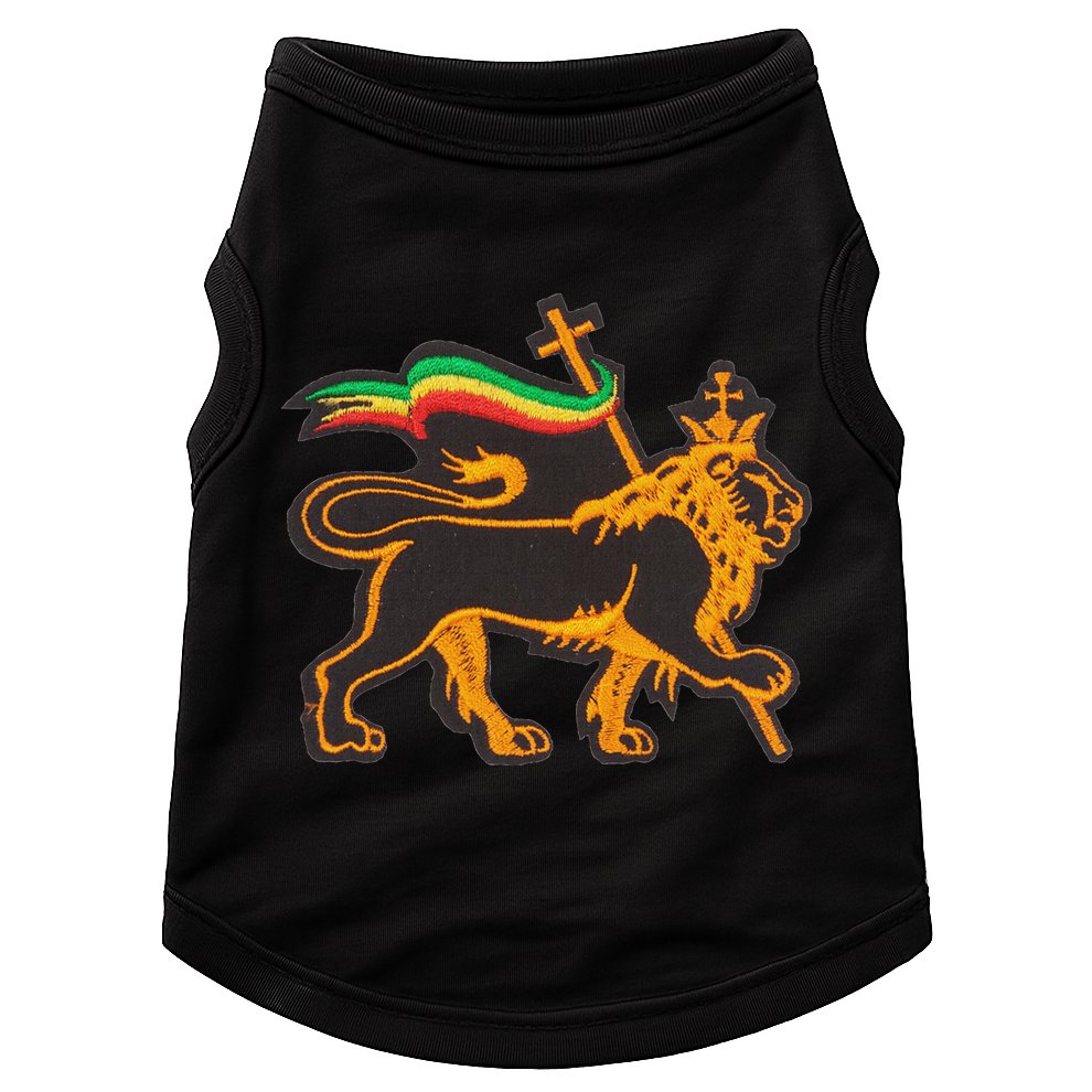 Rasta Lion Of Judah Pride Of Judaism Ethiopia And Christian Doggie Tank
