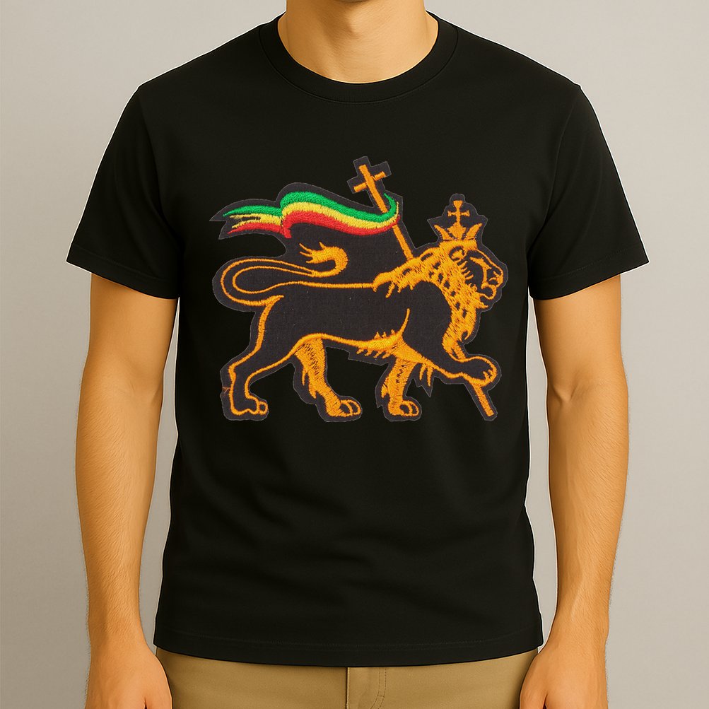 Rasta Lion Of Judah Pride Of Judaism Ethiopia And Christian T-Shirt