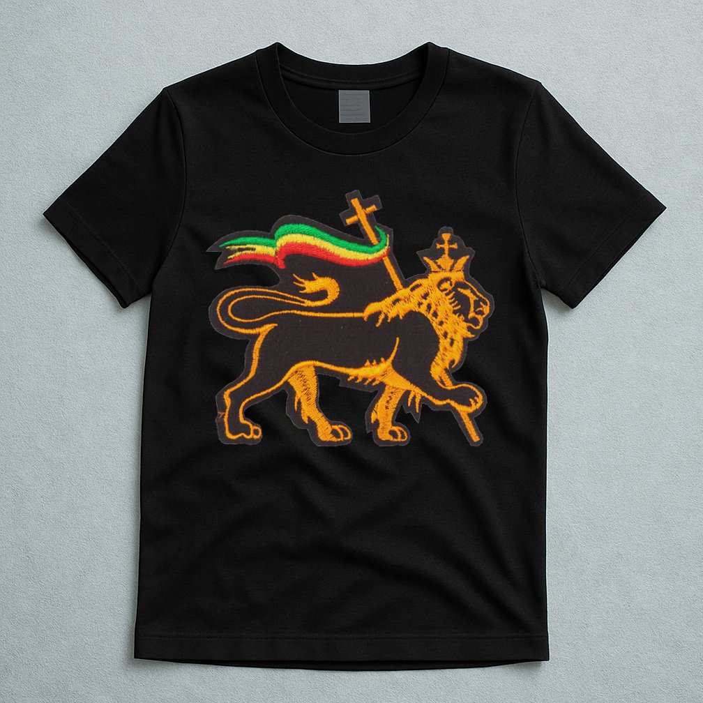 Rasta Lion Of Judah Pride Of Judaism Ethiopia And Christian T-Shirt