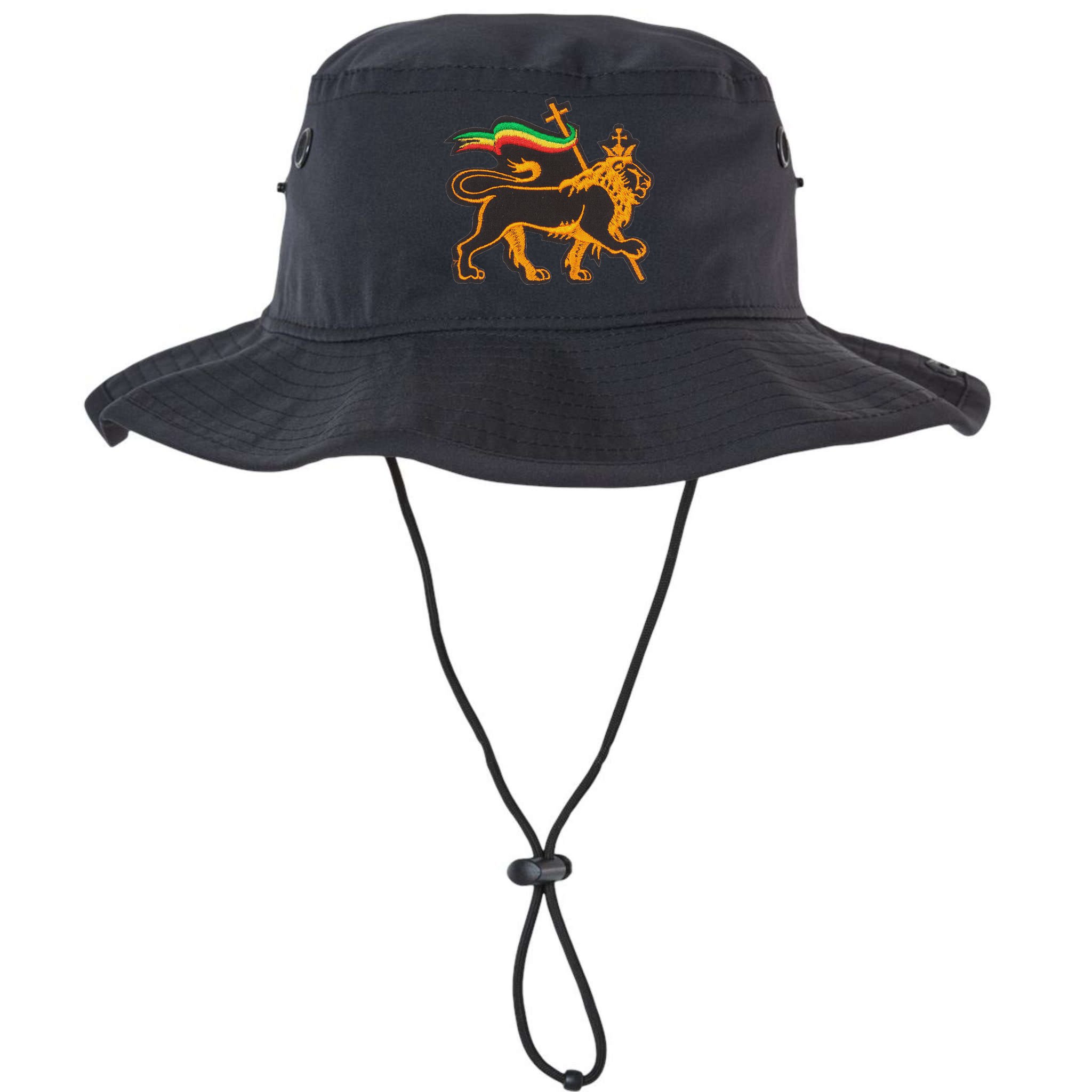 Rasta Lion Of Judah Pride Of Judaism Ethiopia And Christian Bucket Hat