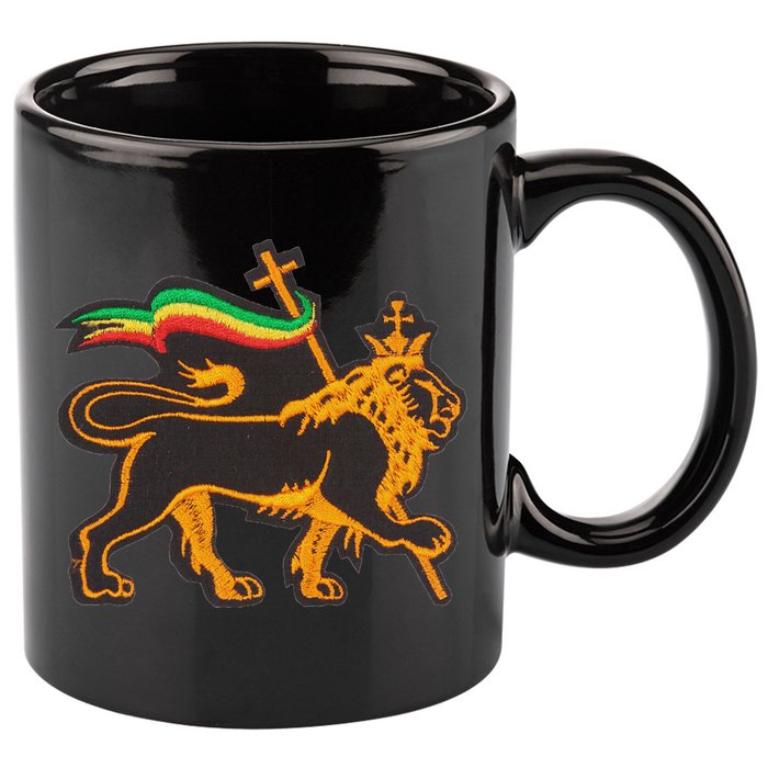 Rasta Lion Of Judah Pride Of Judaism Ethiopia And Christian 11oz C Handle Ceramic Mug