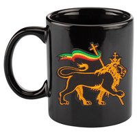 Rasta Lion Of Judah Pride Of Judaism Ethiopia And Christian 11oz C Handle Ceramic Mug