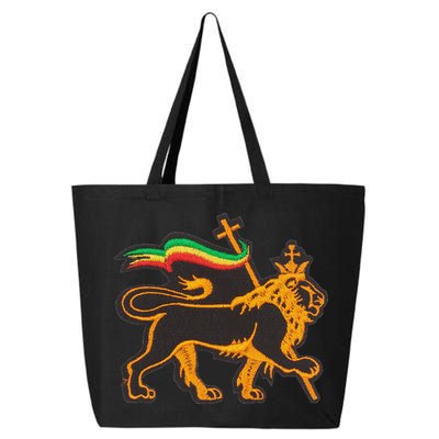 Rasta Lion Of Judah Pride Of Judaism Ethiopia And Christian 25L Jumbo Tote