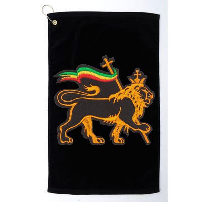 Rasta Lion Of Judah Pride Of Judaism Ethiopia And Christian Golf Towel