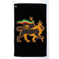 Rasta Lion Of Judah Pride Of Judaism Ethiopia And Christian Golf Towel