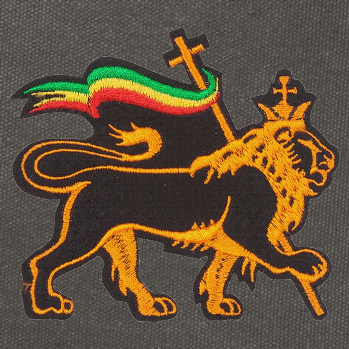 Rasta Lion Of Judah Pride Of Judaism Ethiopia And Christian Cotton Canvas Backpack