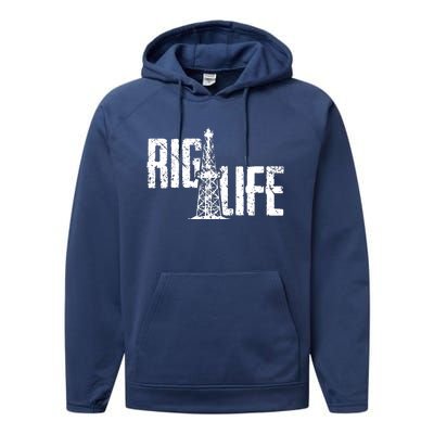 Rig Life Oilfield Performance Fleece Hoodie